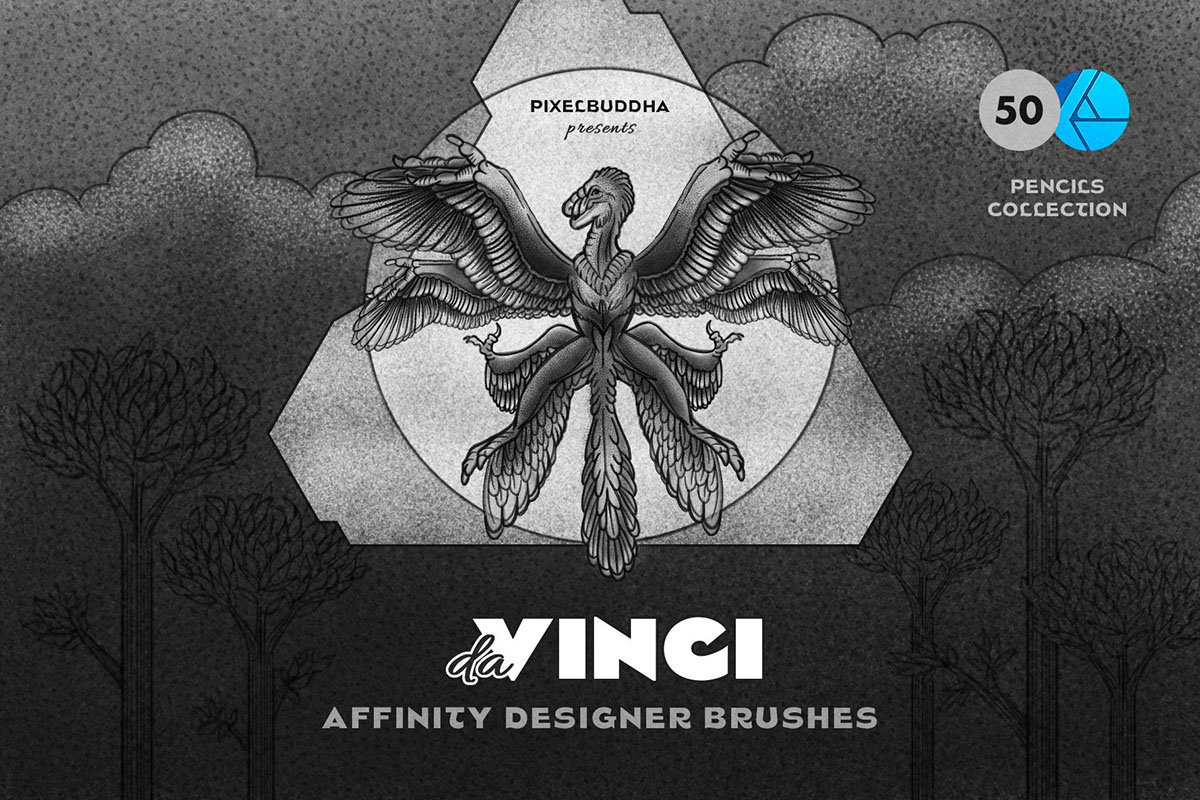 Pencil Affinity Designer Brushes rendition image