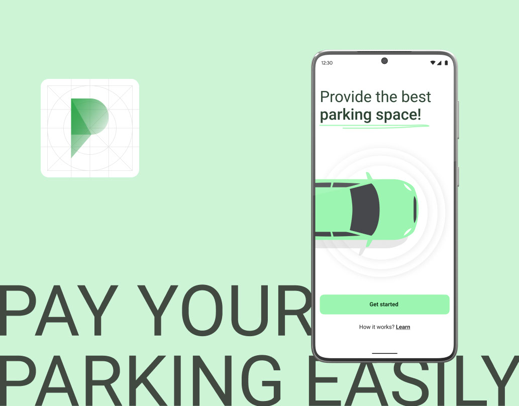 Car Parking Mobile Application rendition image
