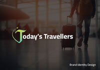 Travel logo mock up Design