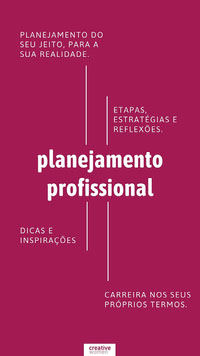 ebook planejamento profissional