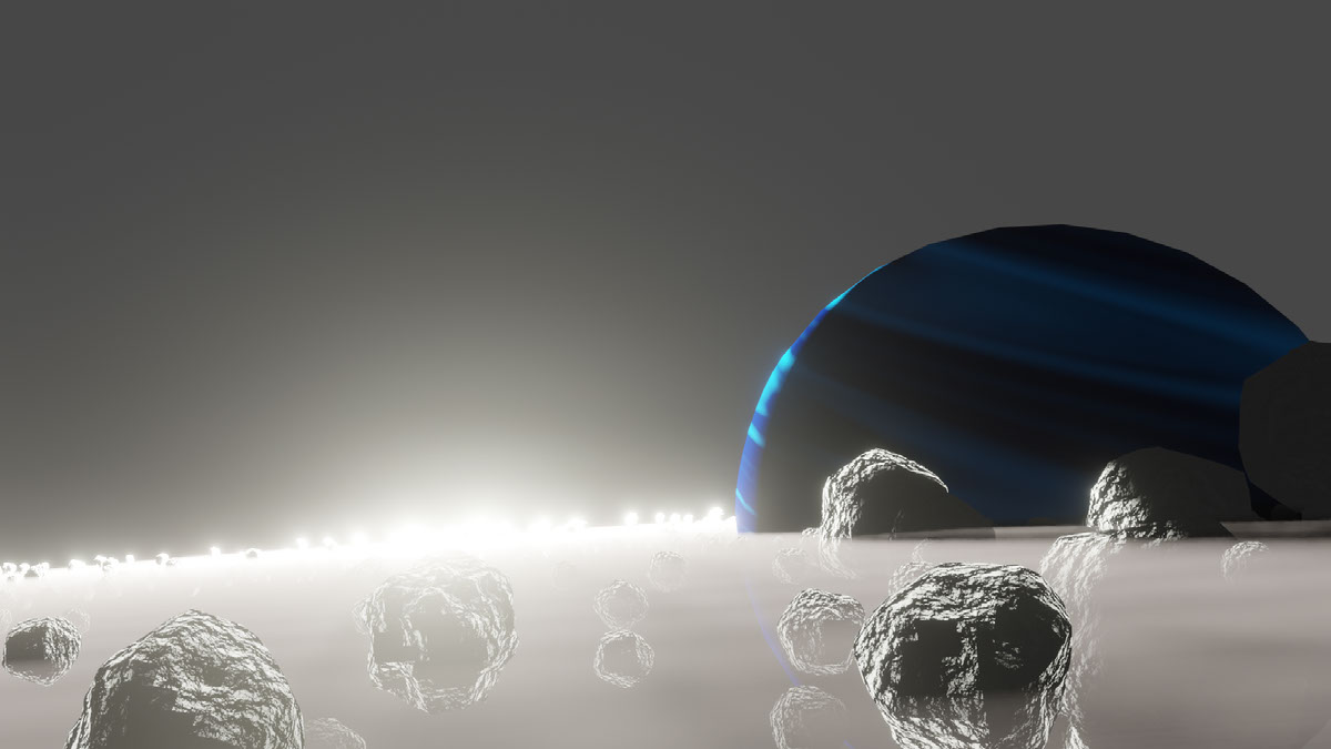 Space planet in blender on Behance :: Behance