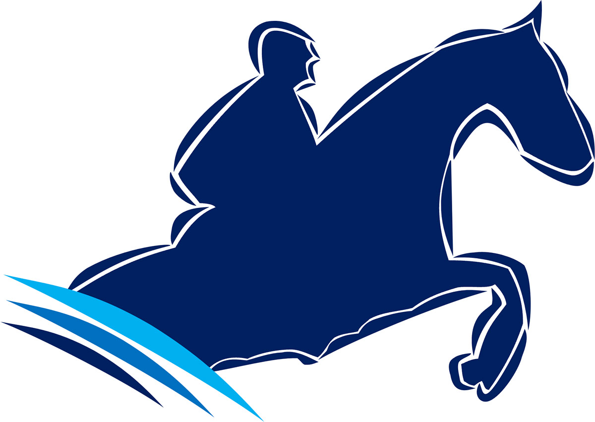 Horse and Jockey logo rendition image