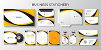 Corporate identity set branding full stationery