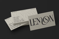 LEMON - Business Card Mockup 2