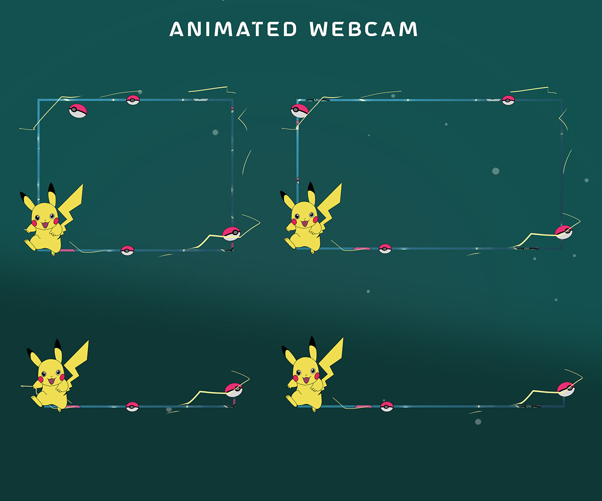 Electric Buddy Animated Stream Overlay Package on Behance :: Behance