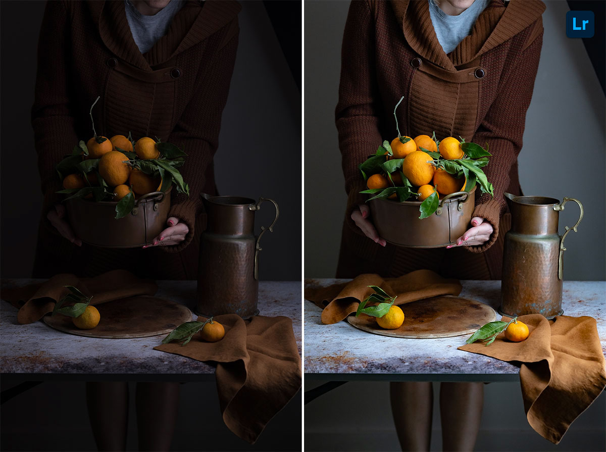 Seasonal satsumas Remix Lightroom