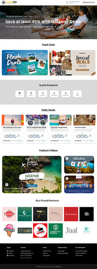 Booking Website UI Design