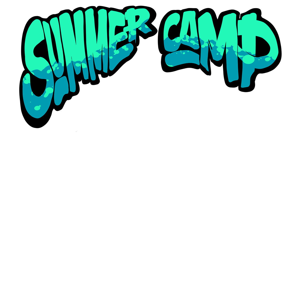 Summer Camp Skull rendition image