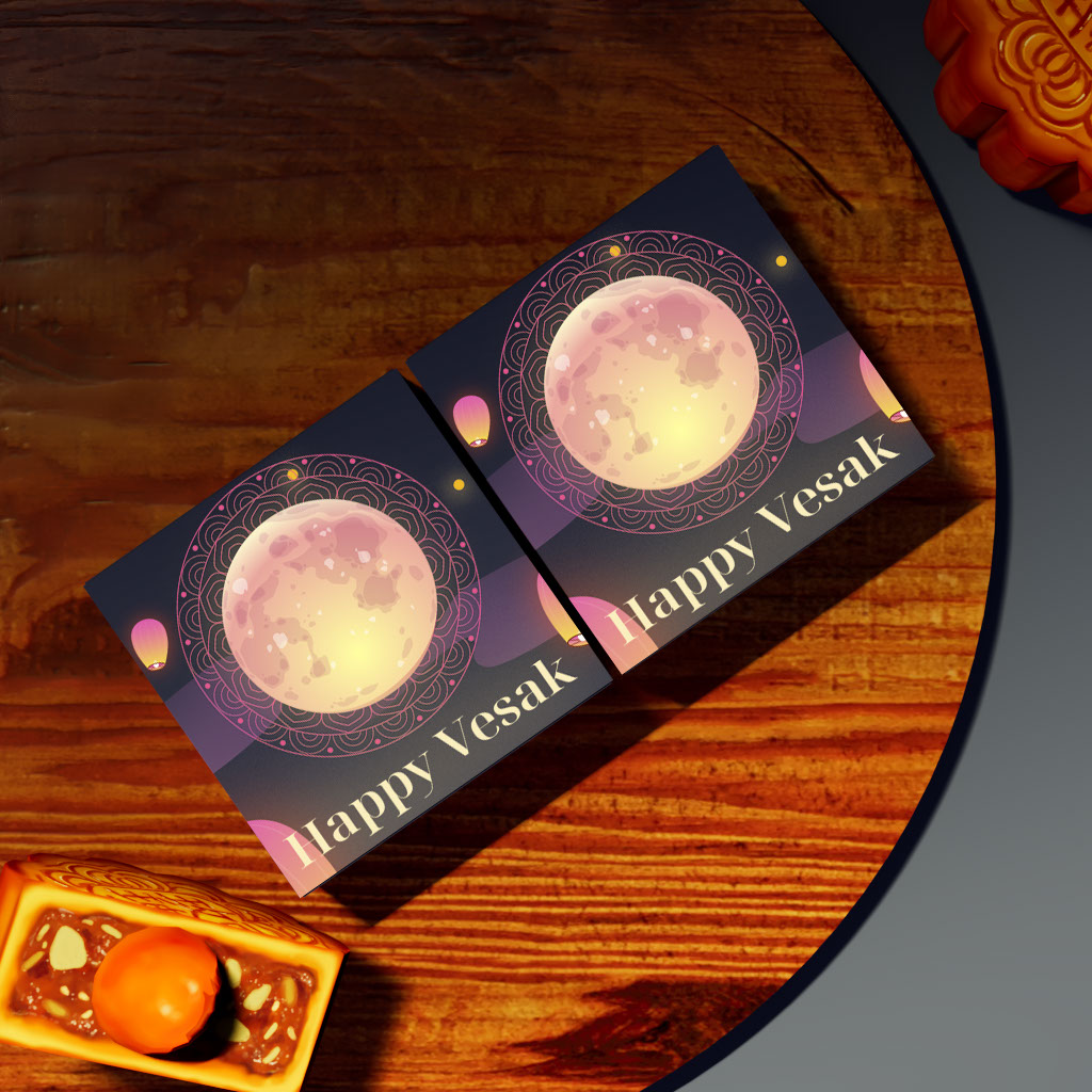 luna moon cake box rendition image