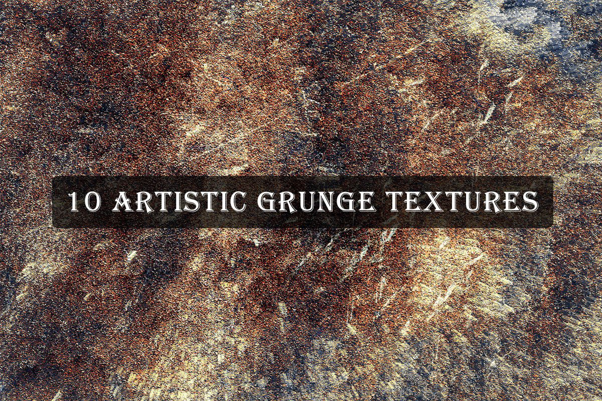 10 Free Artistic Grunge Textures rendition image