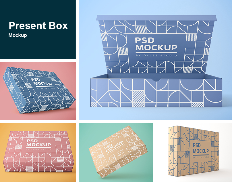 Present Box Mockup on Behance :: Behance