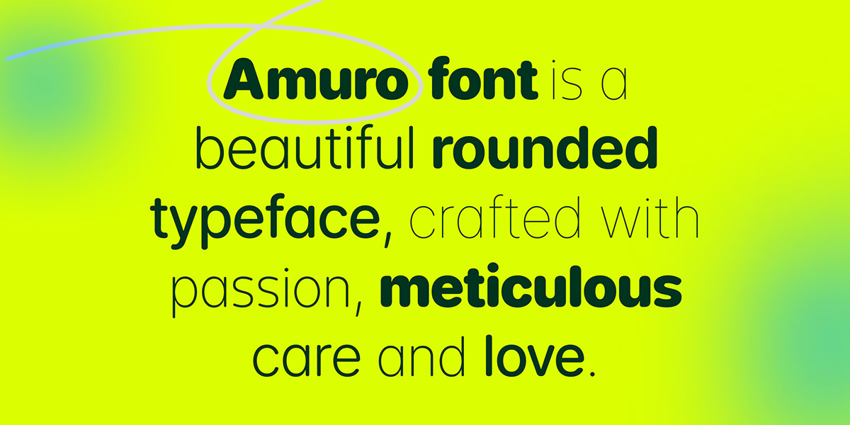 Amuro - Full font pack - 18 fonts rendition image
