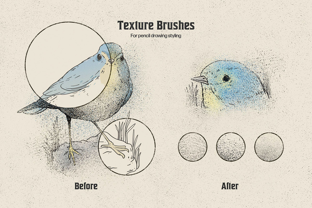 Texture DJ Illustrator Brushes rendition image