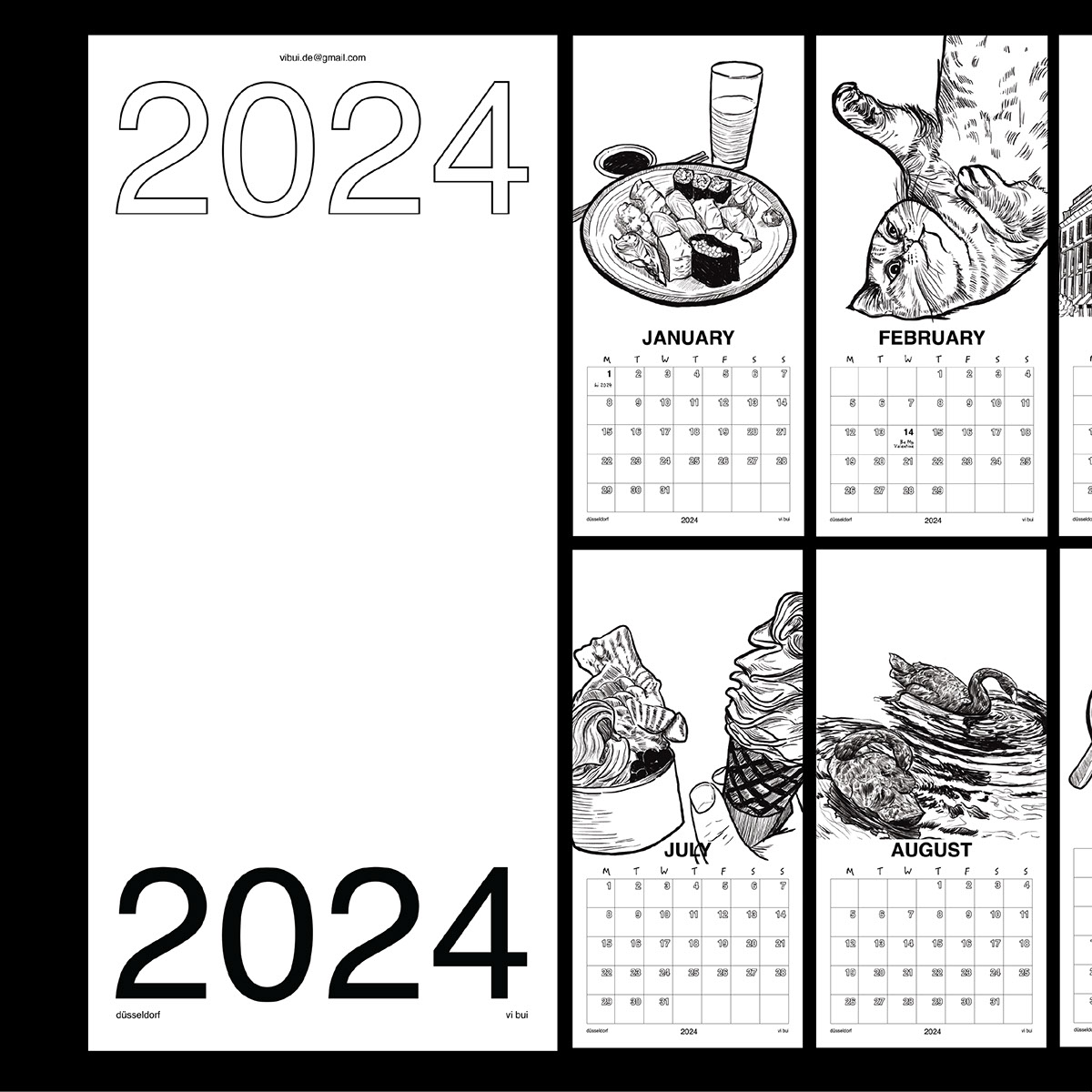 2024 Calendar Mobile Version rendition image