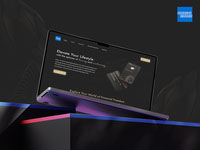 AMEX Elite Premium Credit Card Website Design