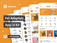 Adoptify - Pet Adoption App UI Kit