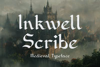 Inkwell Scribe Medieval Typeface