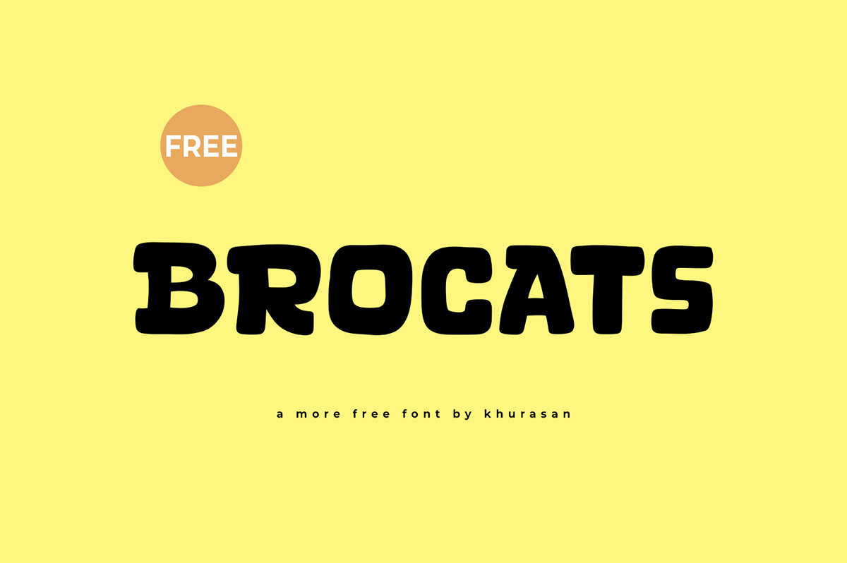 Brocats Font rendition image