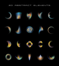 20 vol 1 abstract png elements
