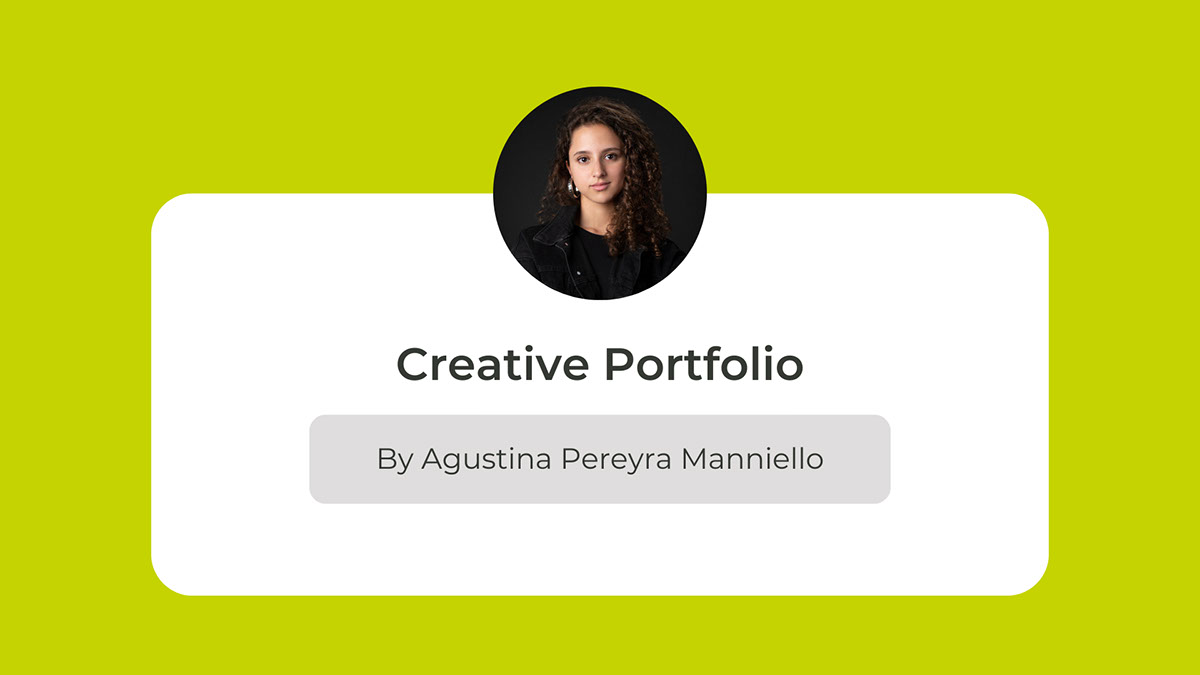 Creative portfolio Agustina Pereyra rendition image