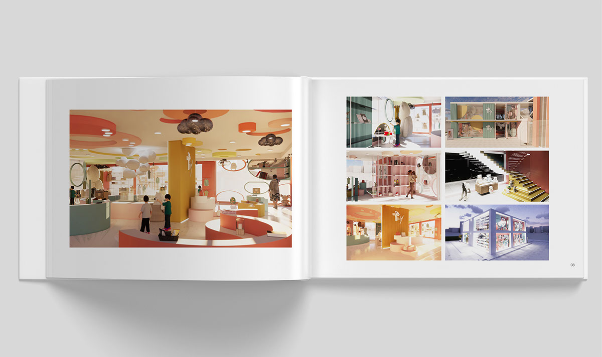 Interior Design - Academic Portfolio rendition image