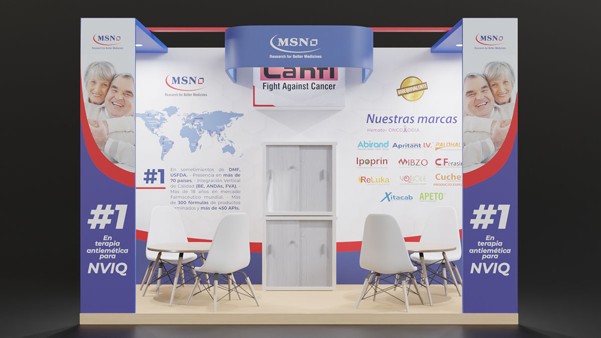 Stand MSN Labs Americas rendition image