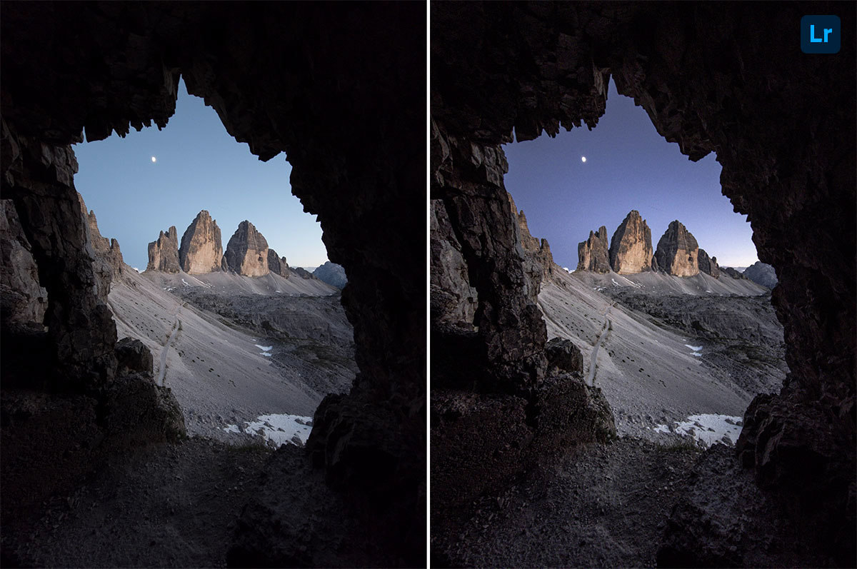 Moonlight Shadow Example Moonlight shadow | Remix | Photoshop Lightroom