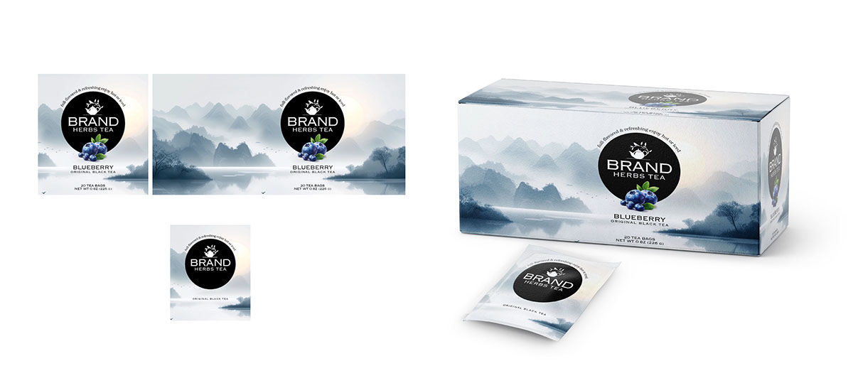 Brand Herbal Tea Packaging Design on Behance :: Behance