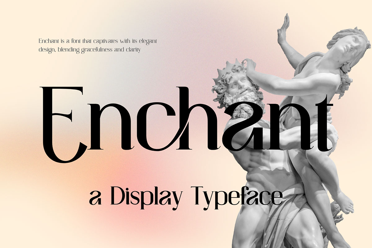 Enchant Modern Serif rendition image