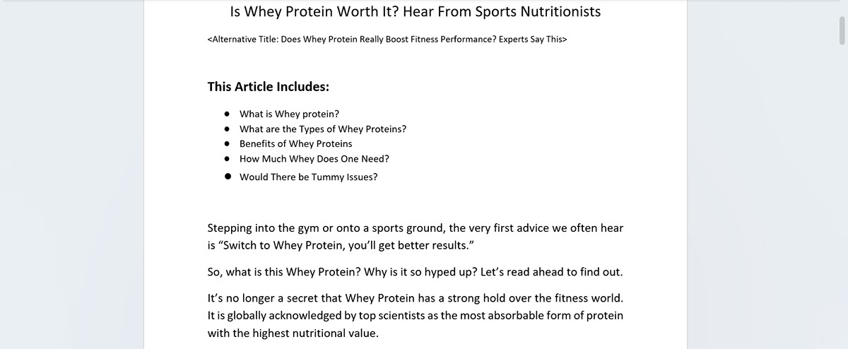 Blog - All about whey proteins rendition image