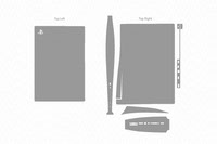 Sony PS5 Disc Console-Controller Skin Vector CutFile