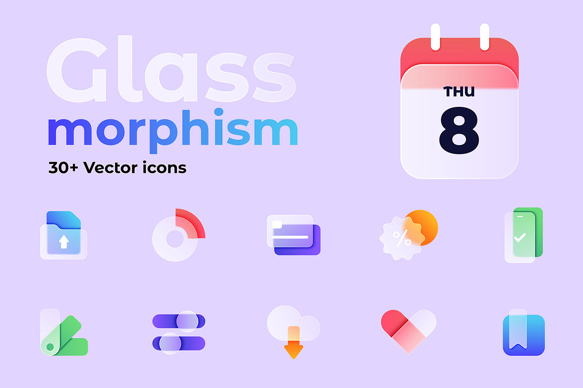Glass Icons rendition image