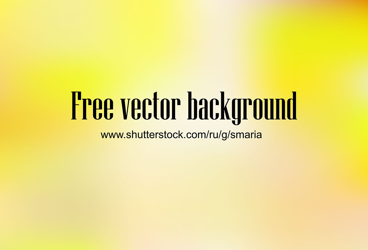 Abstract Blurry Yellow Vector Background rendition image