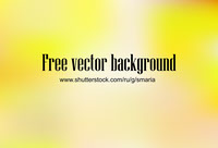 Abstract Blurry Yellow Vector Background