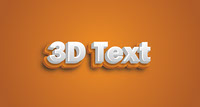 3D TEXT USING ILLUSTRATOR