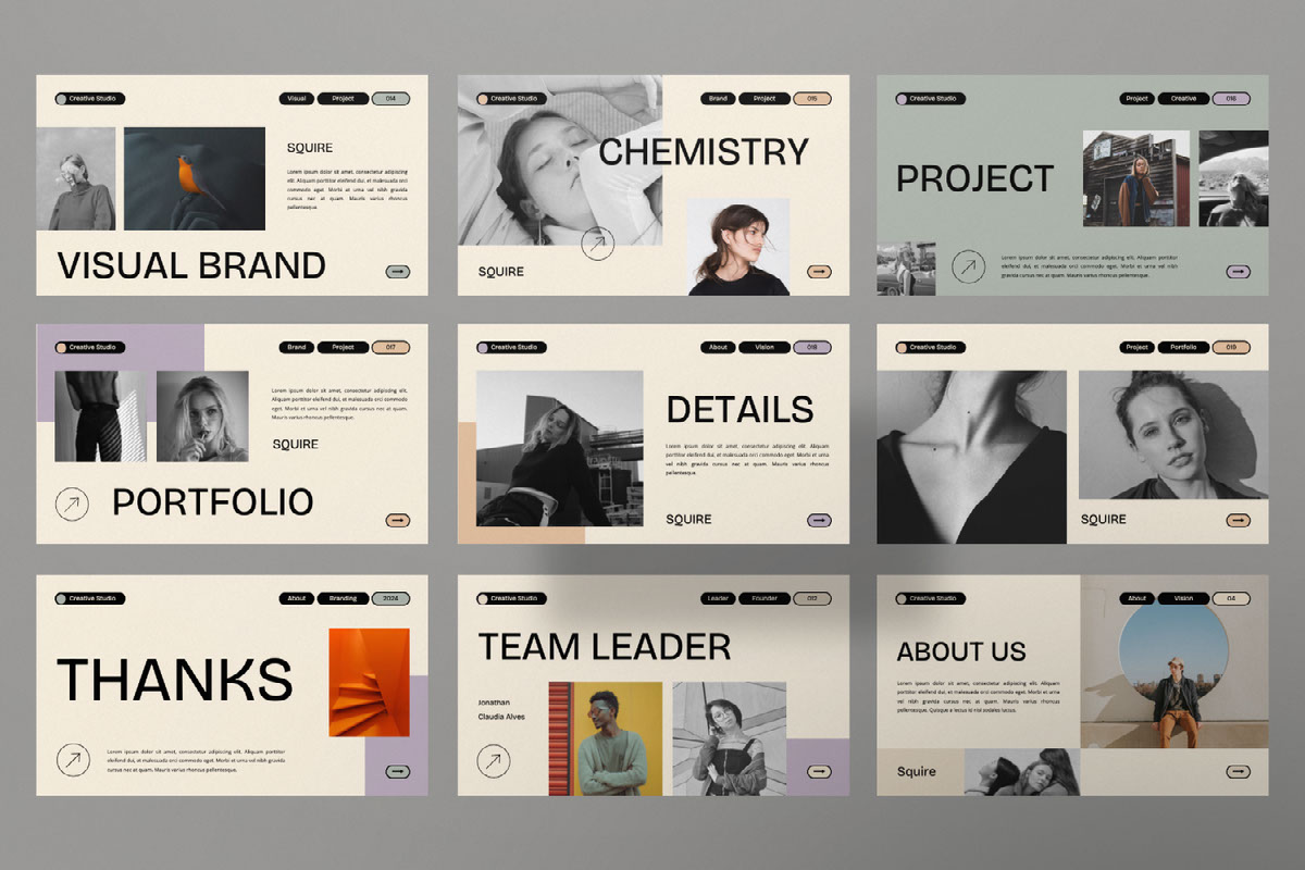 Squire - Minimal Presentation rendition image