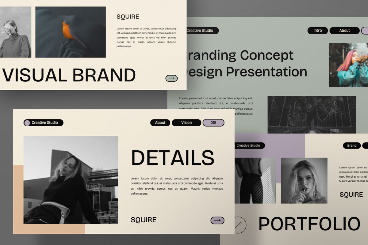 Squire - Minimal Presentation rendition image