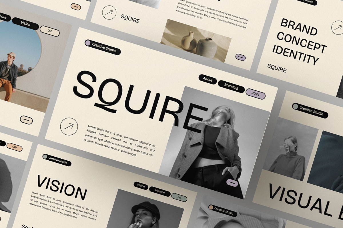 Squire - Minimal Presentation rendition image