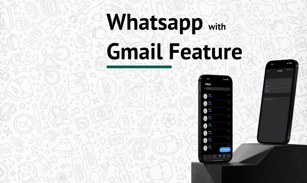 WhatsApp with Gmail Features rendition image