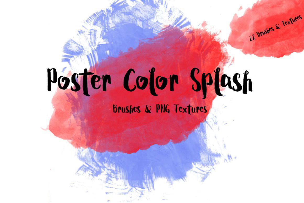 Free Poster Color Splash Textures rendition image