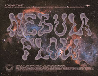 The Nebula Flow Font - NO chrome letters
