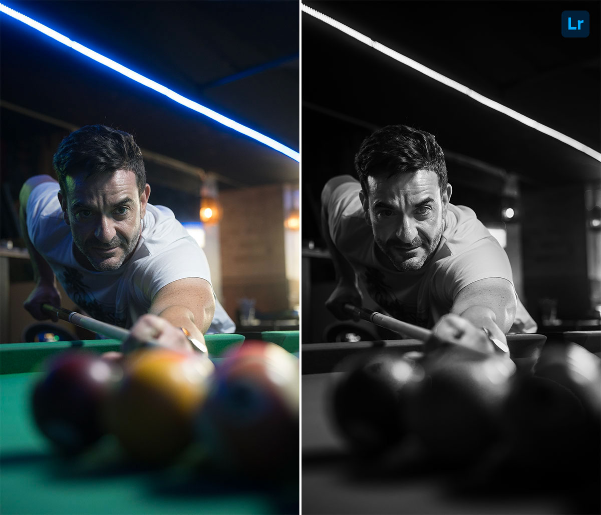 Pool shot | Remix | Photoshop Lightroom