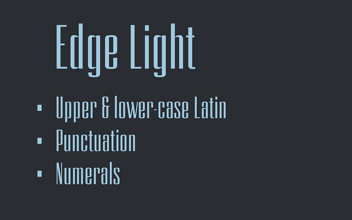 Edge Display - Light rendition image