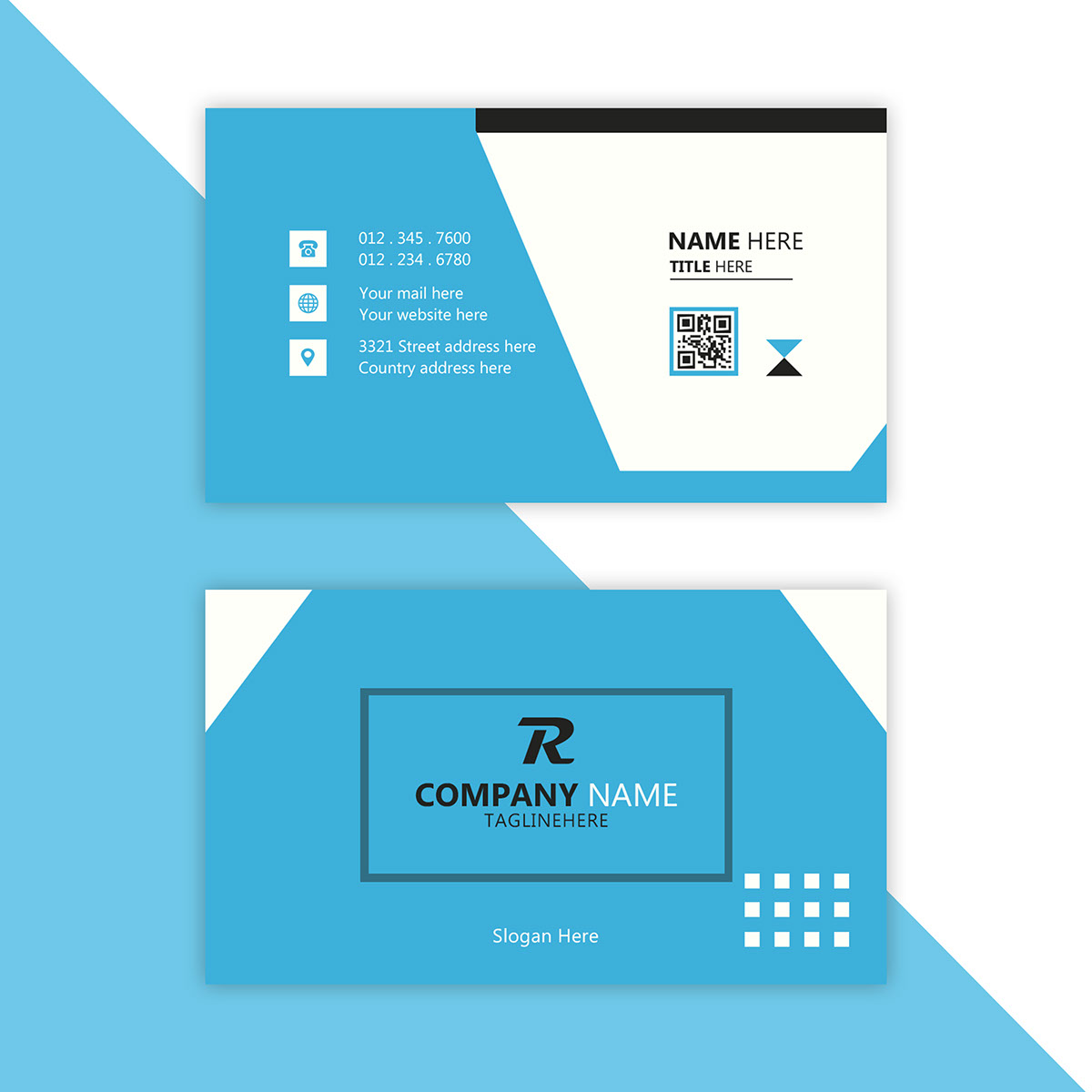 Business card rendition image
