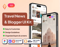 Journal - Travel Blogger News App UI Kit