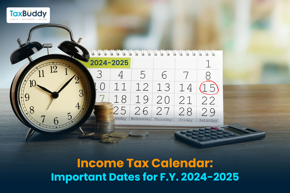 Income Tax Calender rendition image