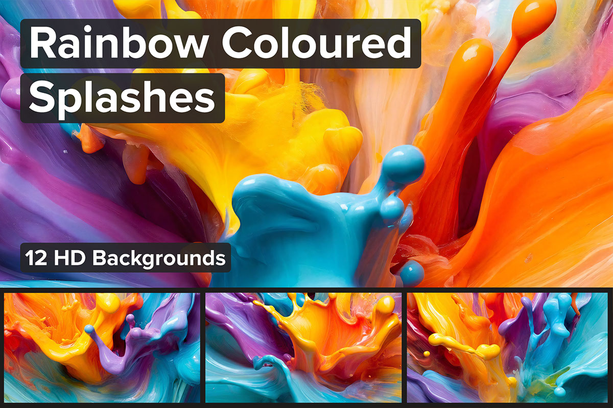 rainbow-coloured-splashes rendition image