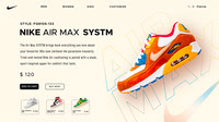 UI UX product launch page design in PS