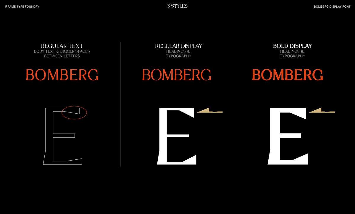 Bomberg-Personal-Use-Regular-Display rendition image