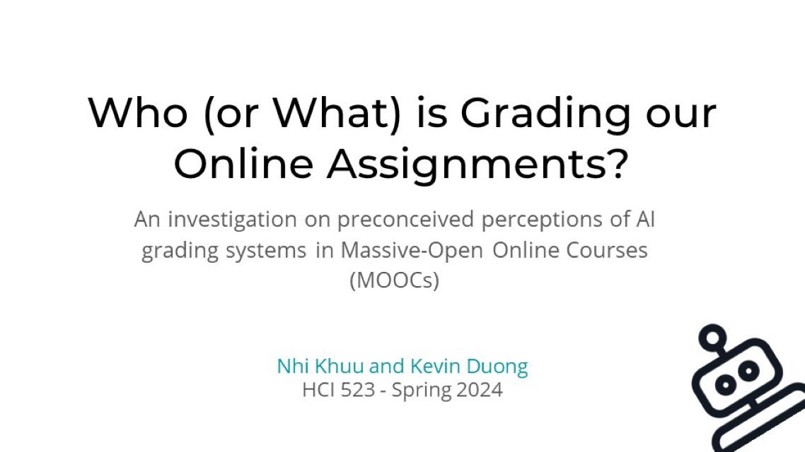 MOOCs and AI Grading Systems - Full Report rendition image